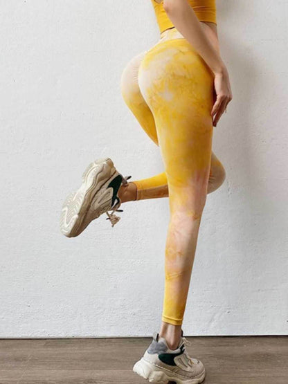 Tie-Dye High Waist Active Leggings - Purcell's Clothing Company