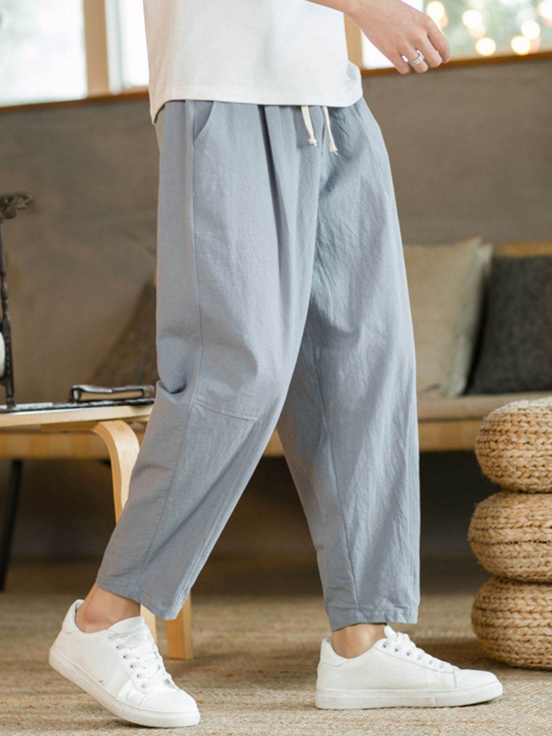 Plus Drawstring Pants with Pockets - Purcell's Clothing Company