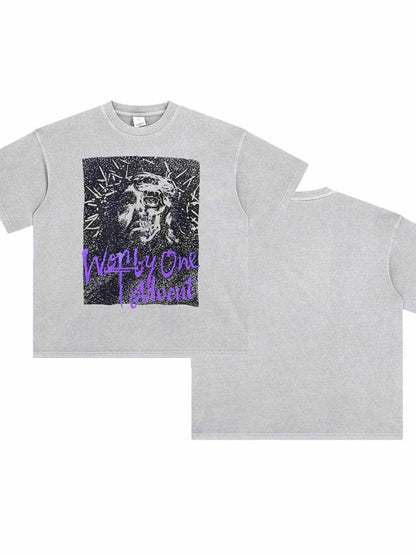 Graphic Round Neck Short Sleeve T-Shirt - Purcell's Clothing Company