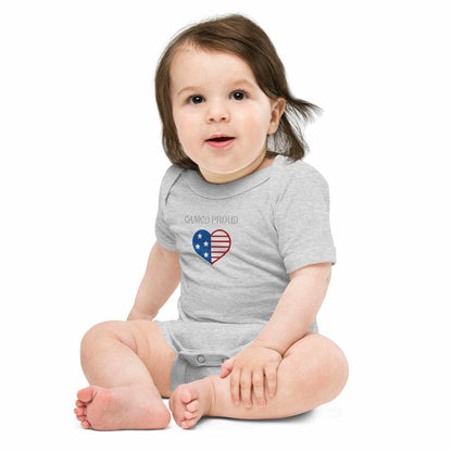 Camco Proud Baby Short Sleeve One Piece - Purcell's Clothing Company