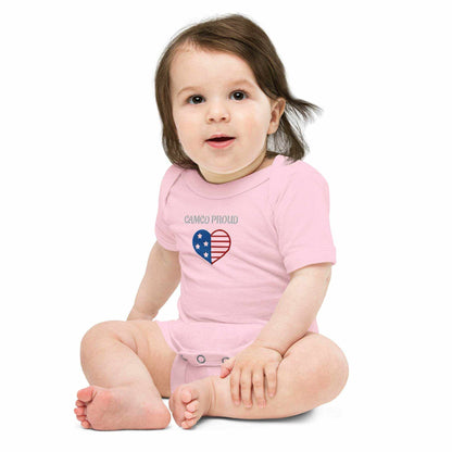 Camco Proud Baby Short Sleeve One Piece - Purcell's Clothing Company