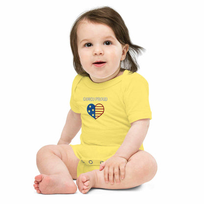 Camco Proud Baby Short Sleeve One Piece - Purcell's Clothing Company