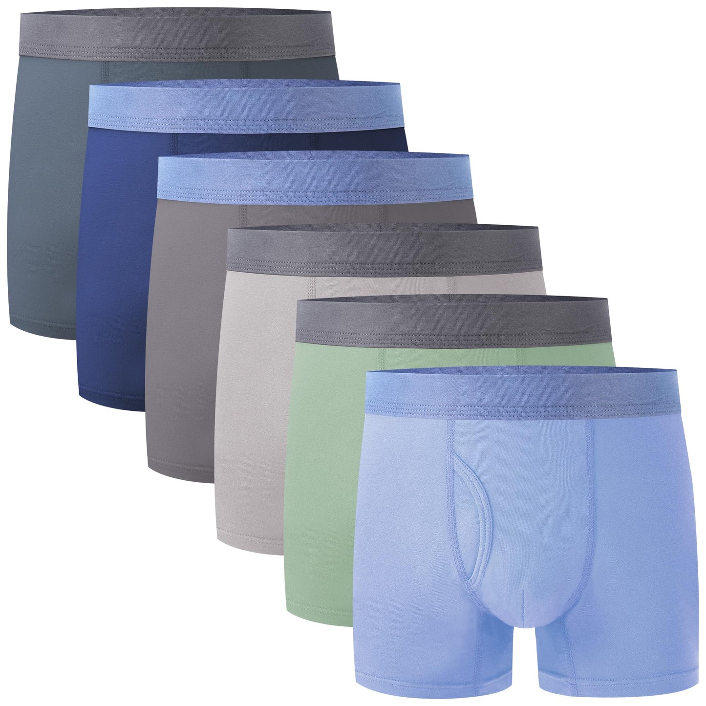 BAMBOO COOL Boxer Briefs (6 - Pack) - Purcell's Clothing Company - 