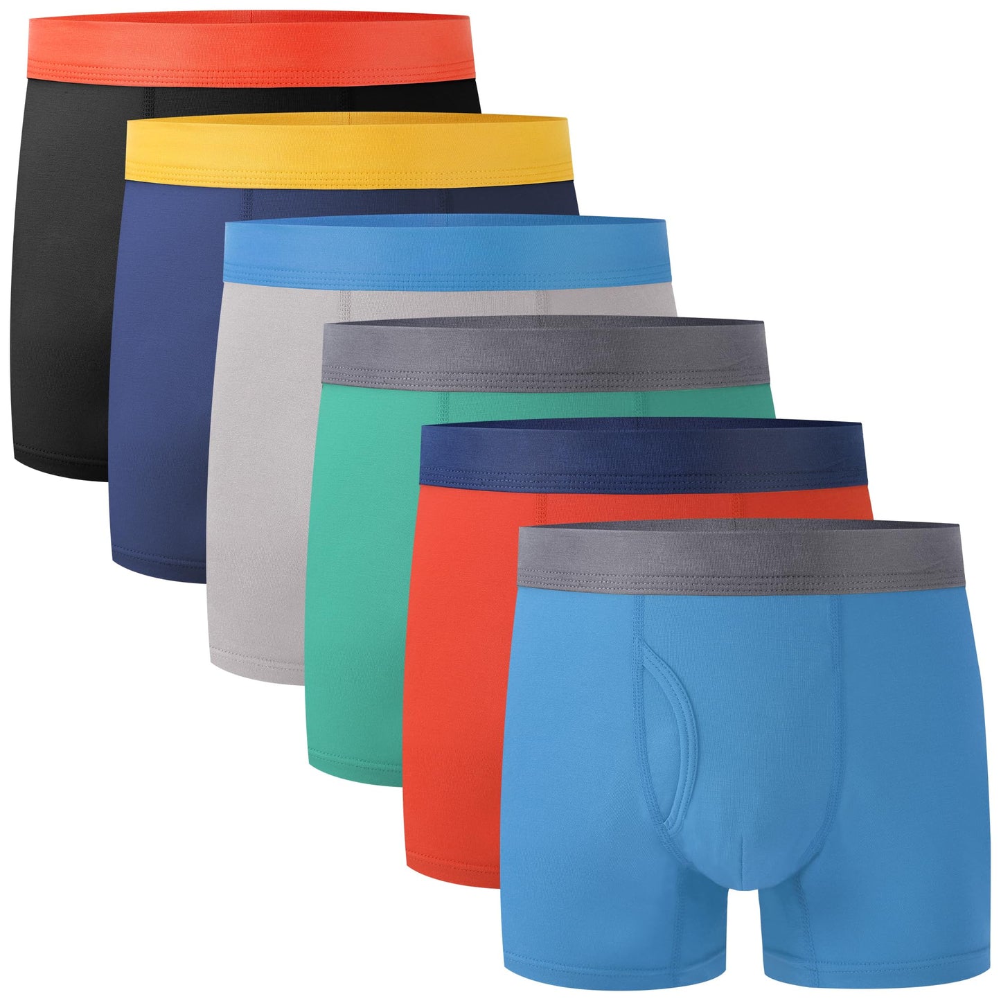 BAMBOO COOL Boxer Briefs (6 - Pack) - Purcell's Clothing Company - 