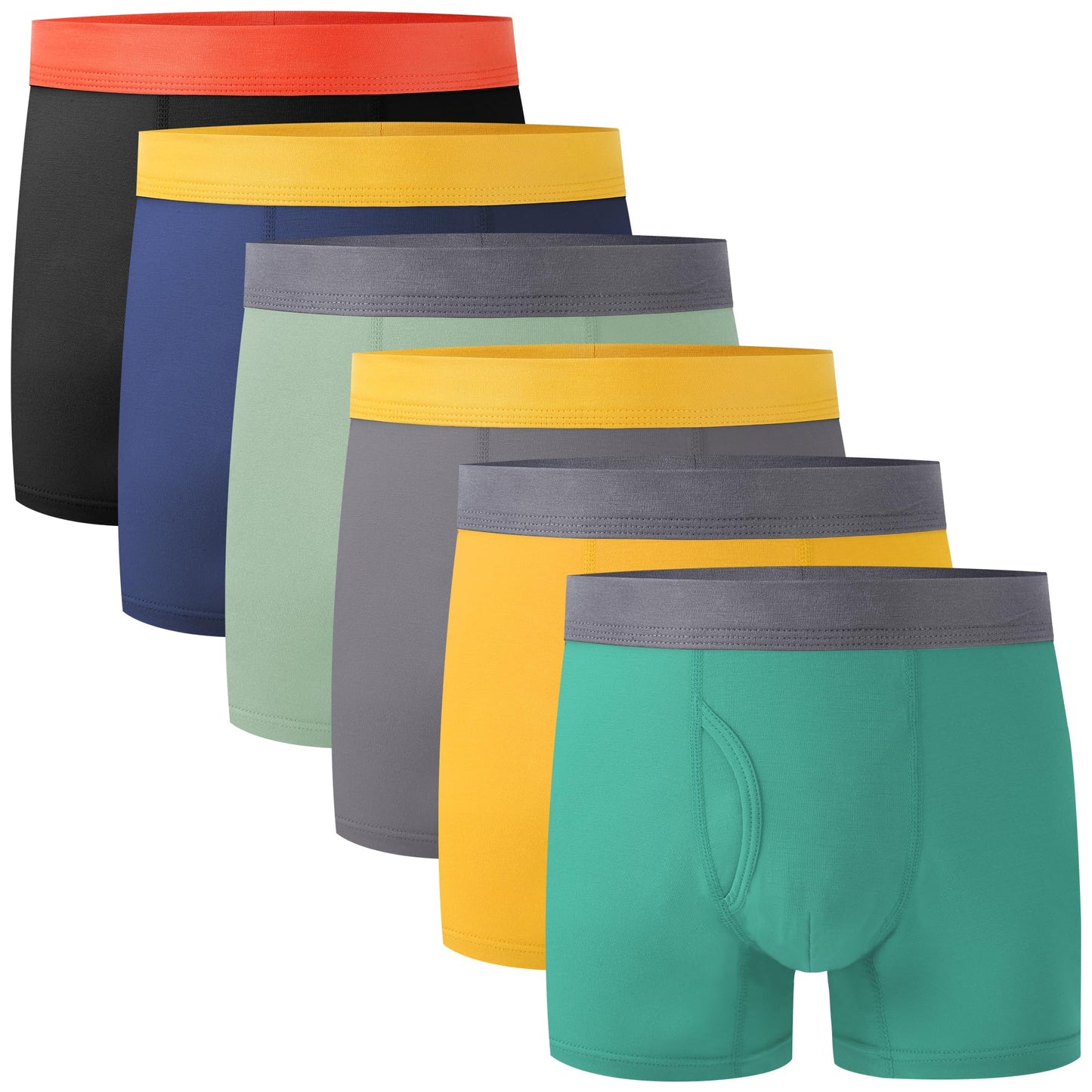 BAMBOO COOL Boxer Briefs (6 - Pack) - Purcell's Clothing Company - 