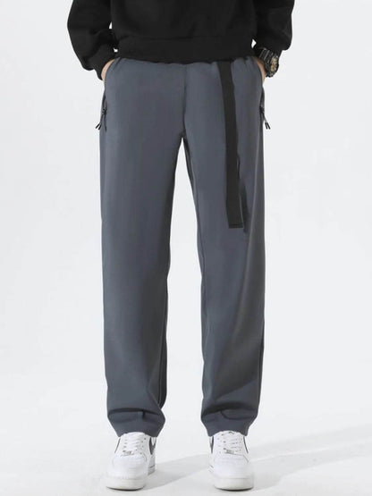 Men's Plus Size Solid Loose Fit Pants - Purcell's Clothing Company