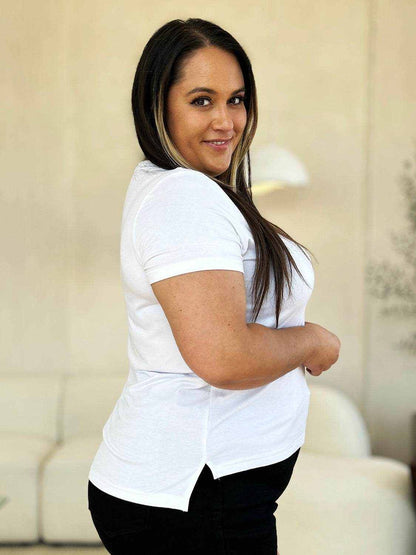 Basic Bae Full Size Round Neck Short Sleeve T-Shirt - Purcell's Clothing Company