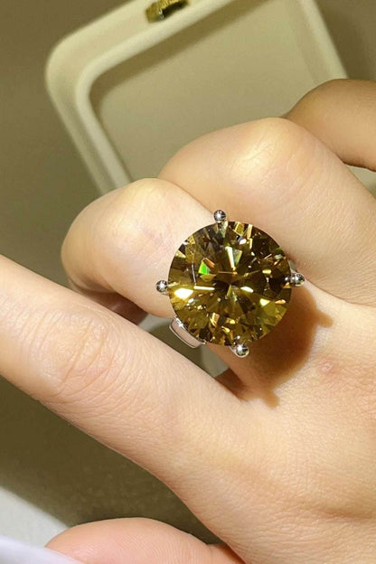 20 Carat Moissanite 925 Sterling Silver Ring - Purcell's Clothing Company