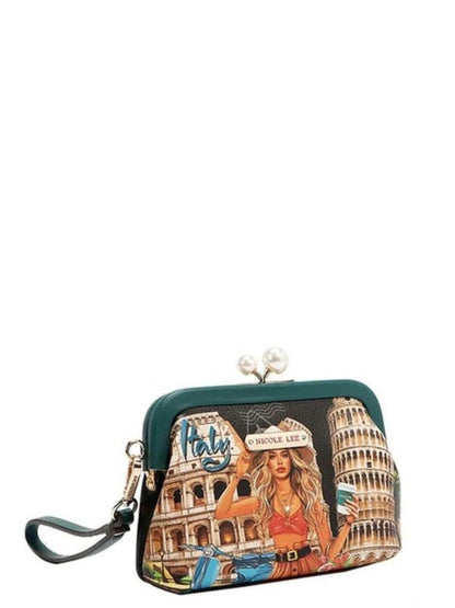 Nicole Lee USA Chelsea Pearl Kiss-Lock Coin Purse - Purcell's Clothing Company