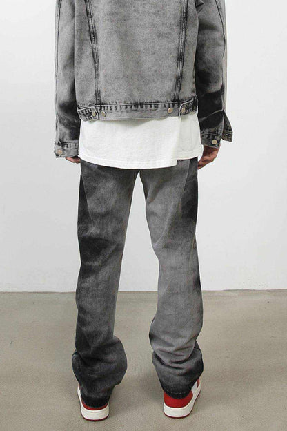 Men's Tie Dye Baggy Jeans with Pockets - Purcell's Clothing Company