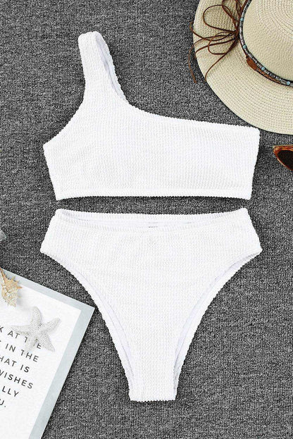 Single Shoulder Bikini Set - Purcell's Clothing Company