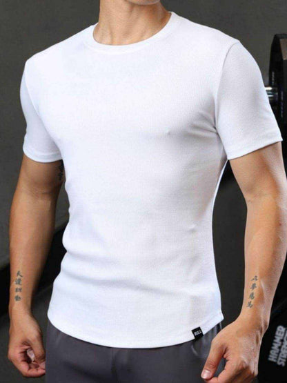 Cotton Round Neck Short Sleeve T-Shirt - Purcell's Clothing Company