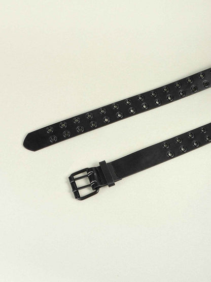 Grommet PU Leather Belt - Purcell's Clothing Company