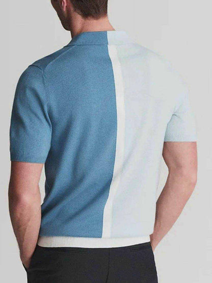 Two-Tone Short Sleeve Polo - Purcell's Clothing Company