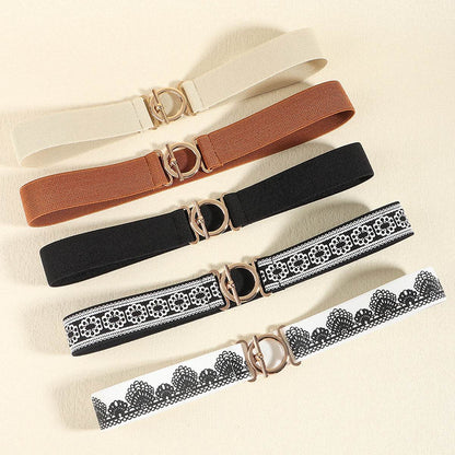 Toggle Clasp Elastic Belt - Purcell's Clothing Company