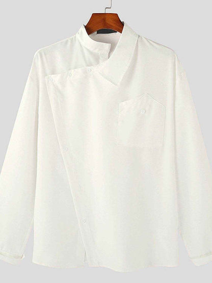 Asymmetrical Long Sleeve Shirt - Purcell's Clothing Company