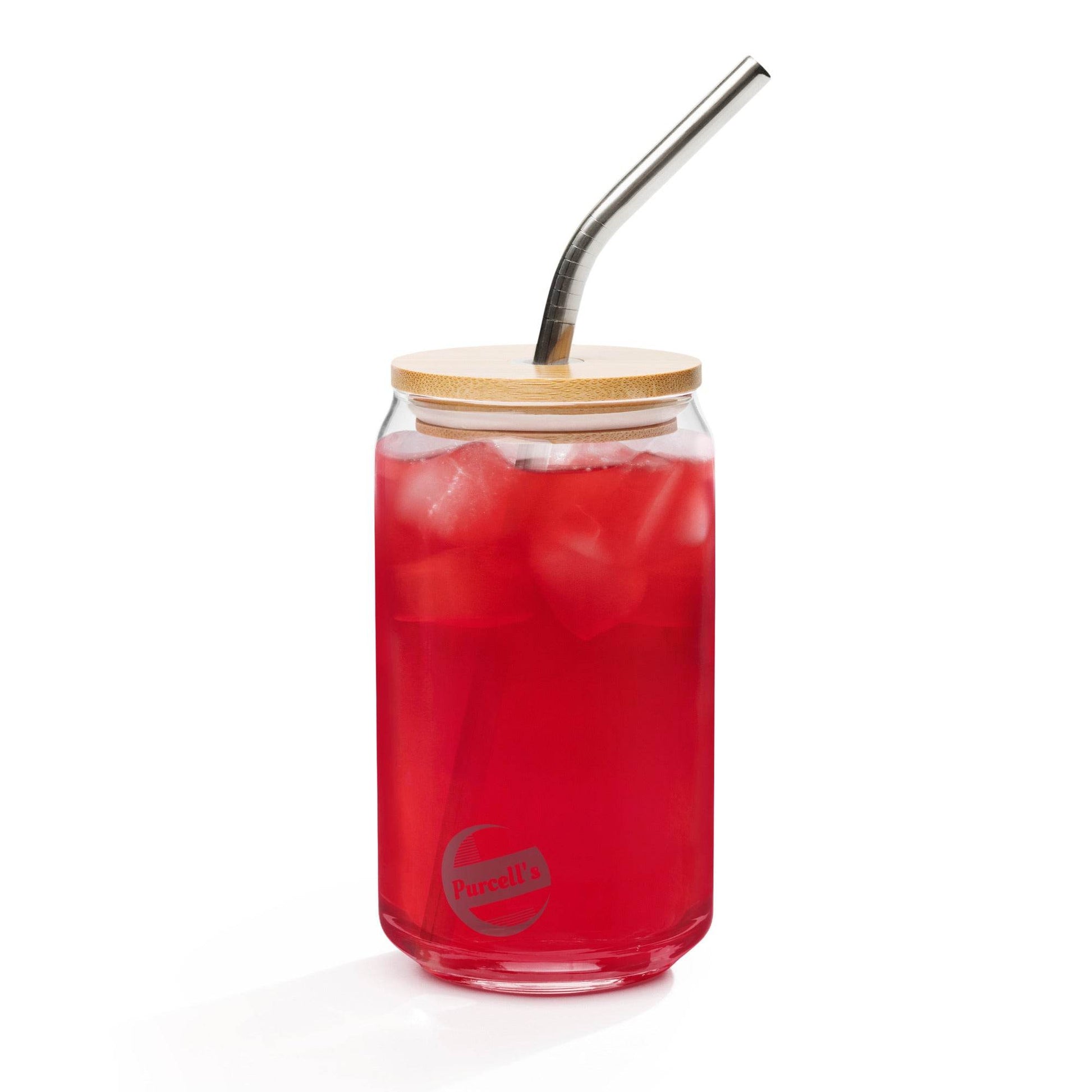 Cabin Kitchen Print Can-Shaped Glass - Purcell's Clothing Company