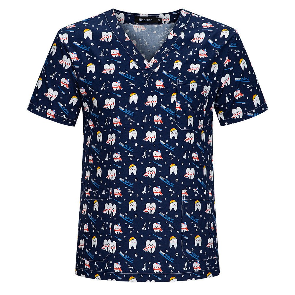 Cartoon Short Sleeve Scrub - Purcell's Clothing Company - 0