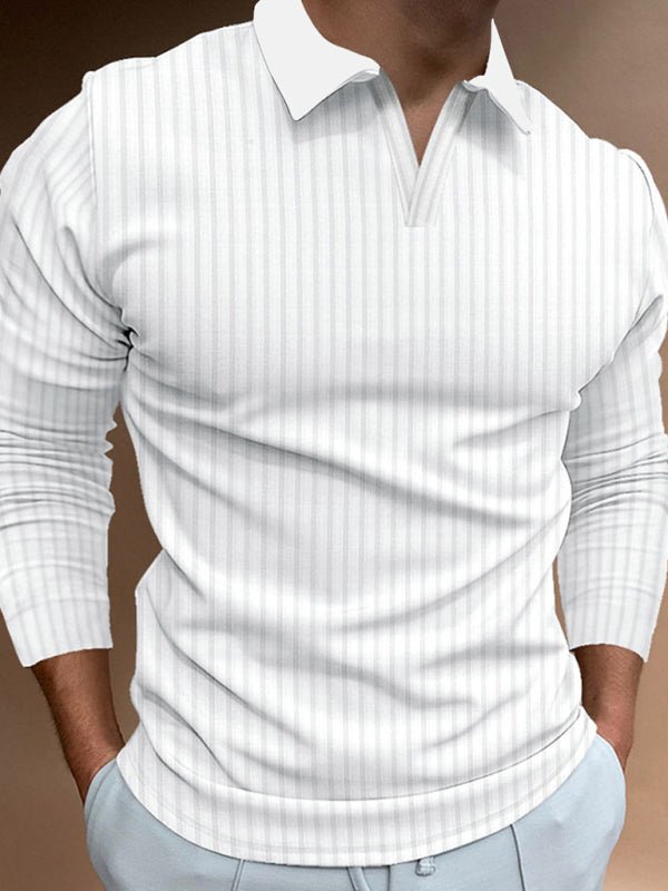 Casual Long Sleeve Polo Shirt - Purcell's Clothing Company - 