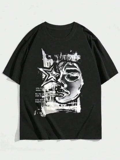 Star & Moon Graphic Tee - Purcell's Clothing Company