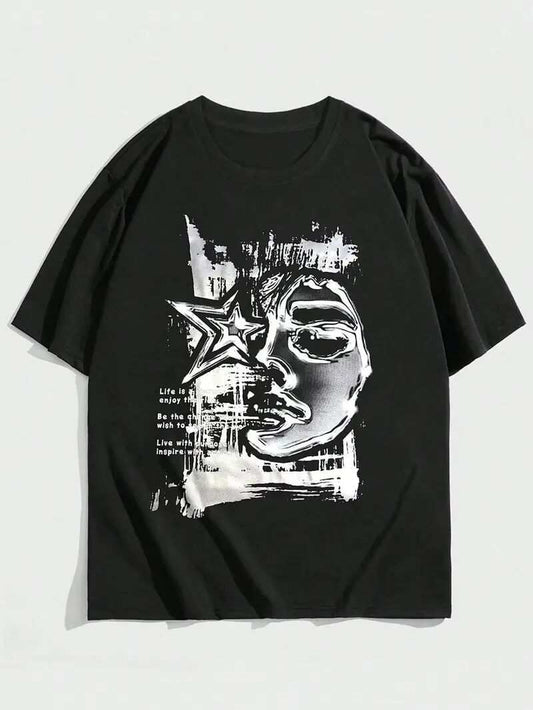 Star & Moon Graphic Tee