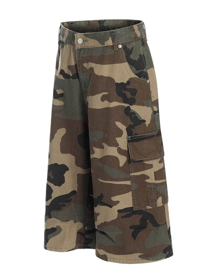 Men's Oversized Camouflage Cargo Shorts - Purcell's Clothing Company