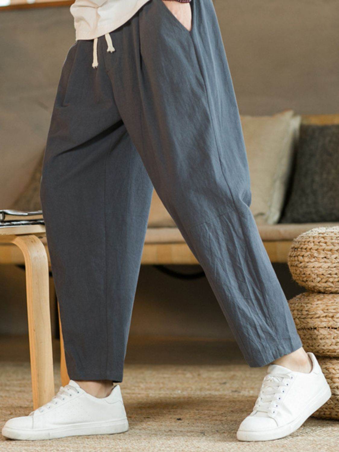 Plus Drawstring Pants with Pockets - Purcell's Clothing Company