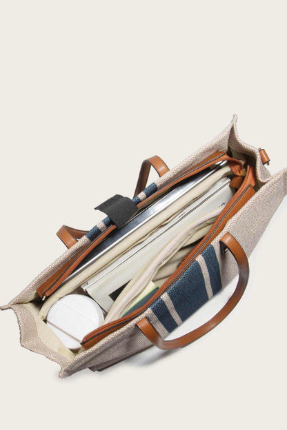 Striped Tote Bag - Purcell's Clothing Company