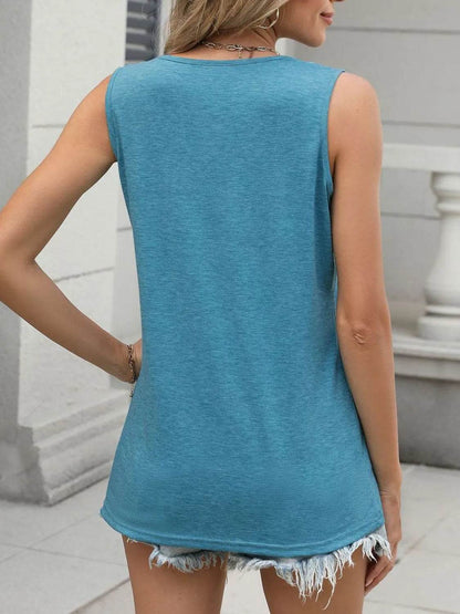 Classic V-Neck Sleeveless Tank Top - Purcell's Clothing Company