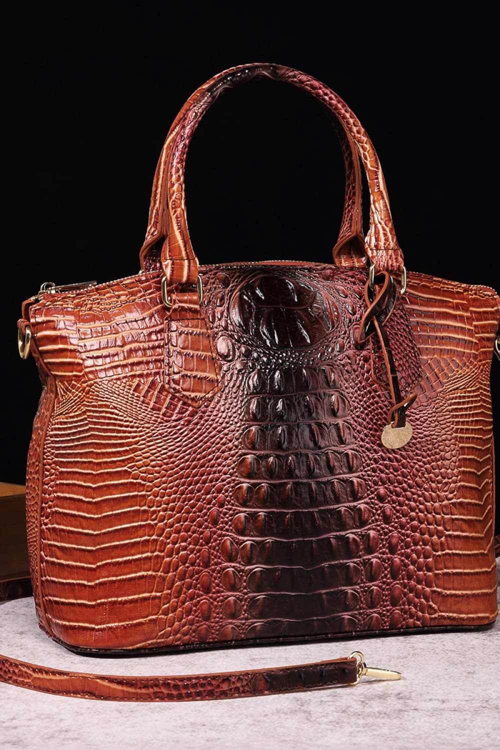 Gradient PU Leather Handbag - Purcell's Clothing Company