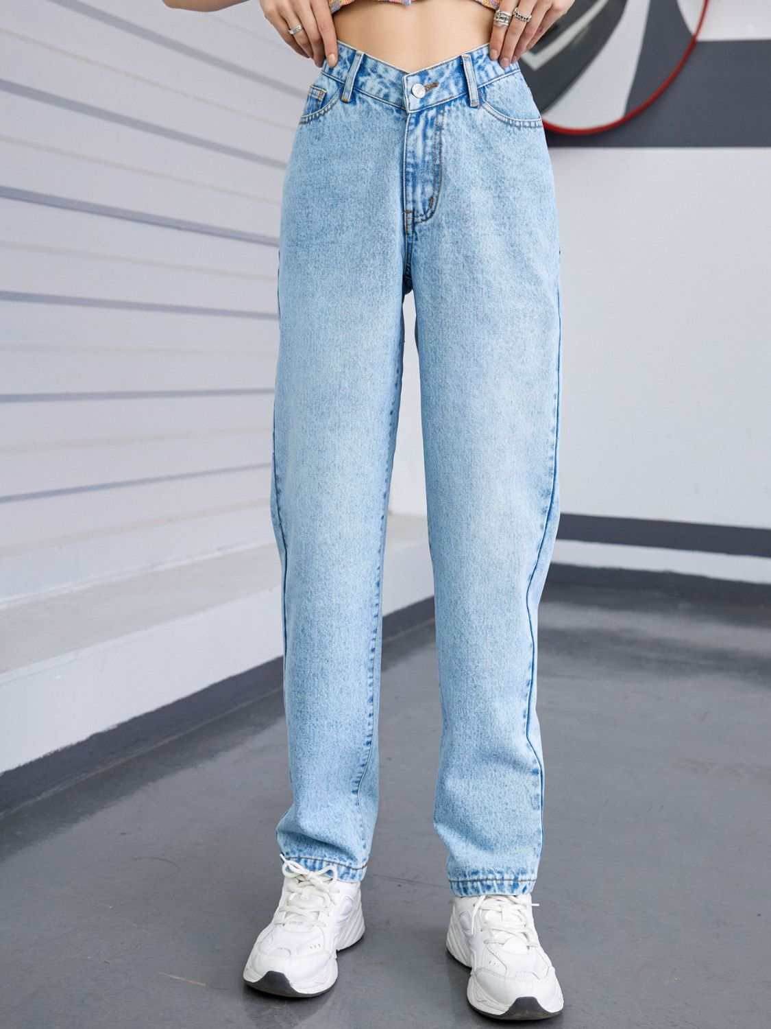 Straight Leg Jeans with Pockets - Purcell's Clothing Company