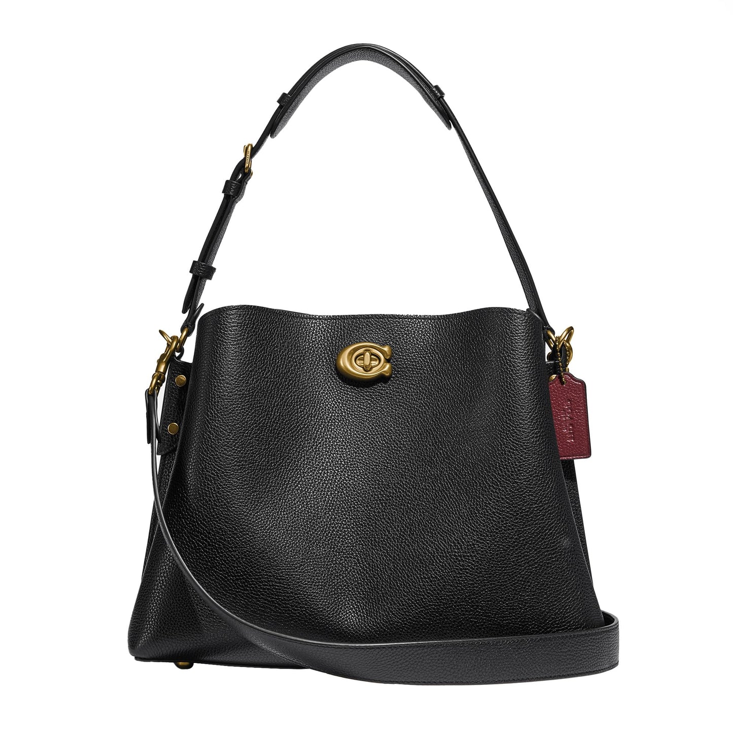 Coach Polished Pebble Leather Shoulder Bag - Purcell's Clothing Company - 