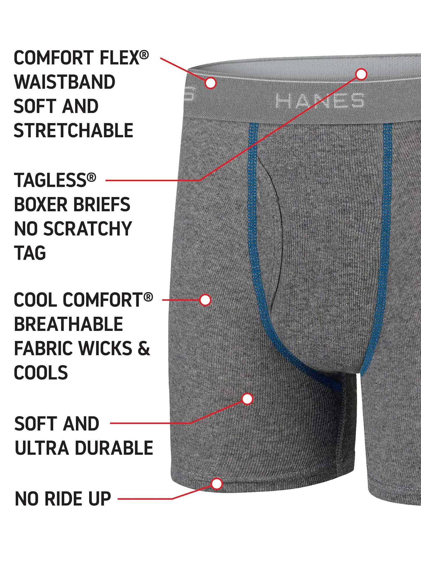 Comfort Flex Soft Boxer Briefs - Purcell's Clothing Company - 