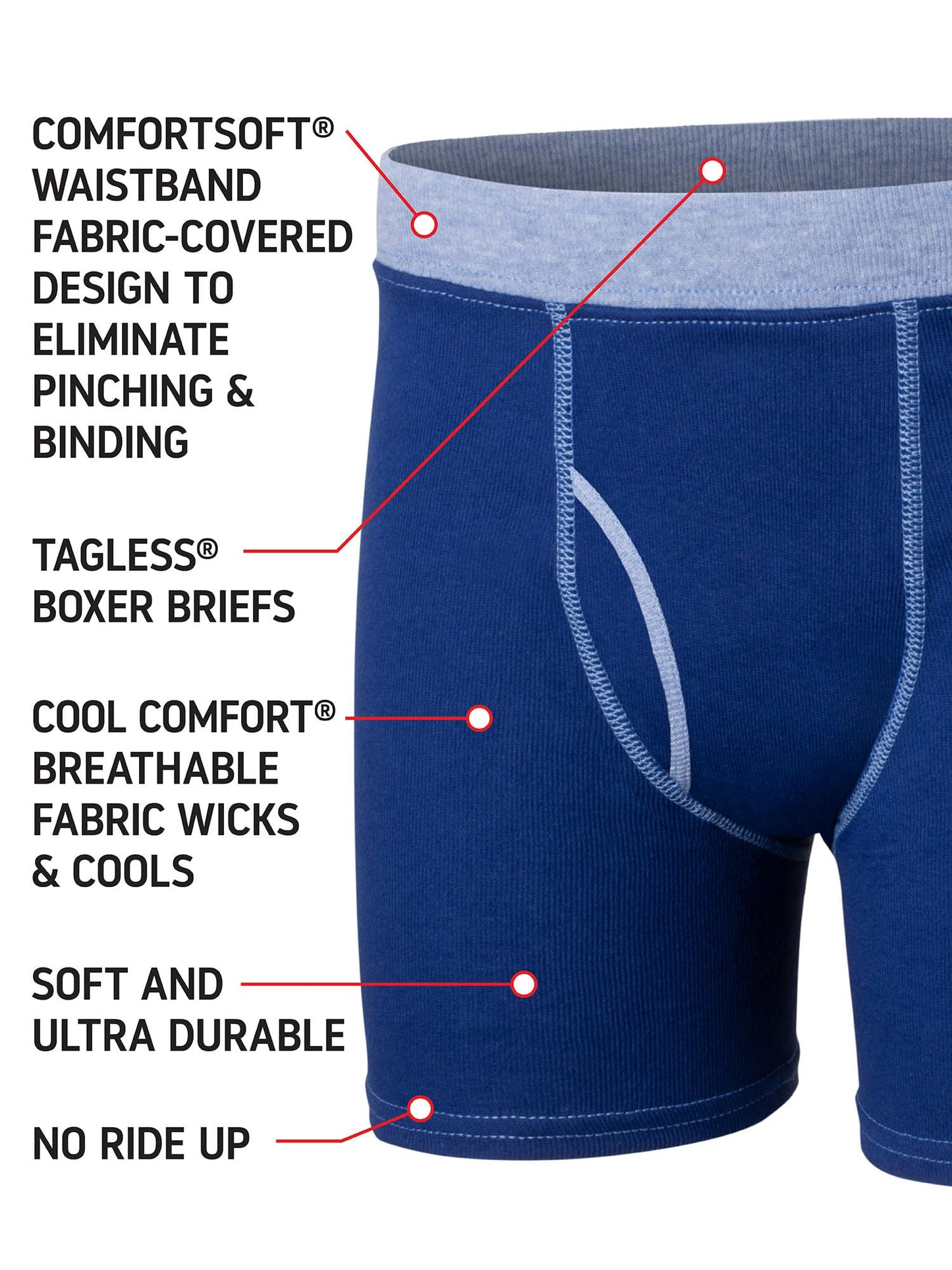 Comfort Flex Soft Boxer Briefs - Purcell's Clothing Company - 