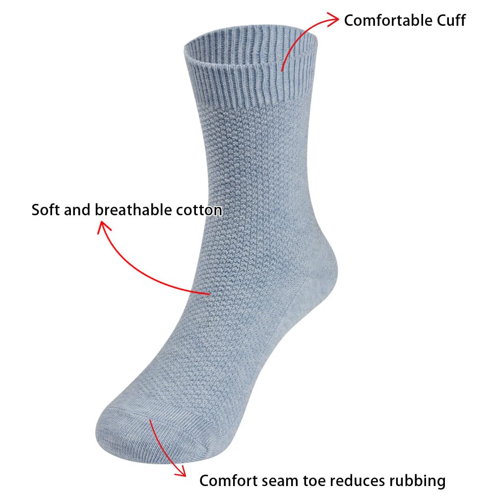 Cotton Day Crew Socks Color Pattern - Purcell's Clothing Company - 