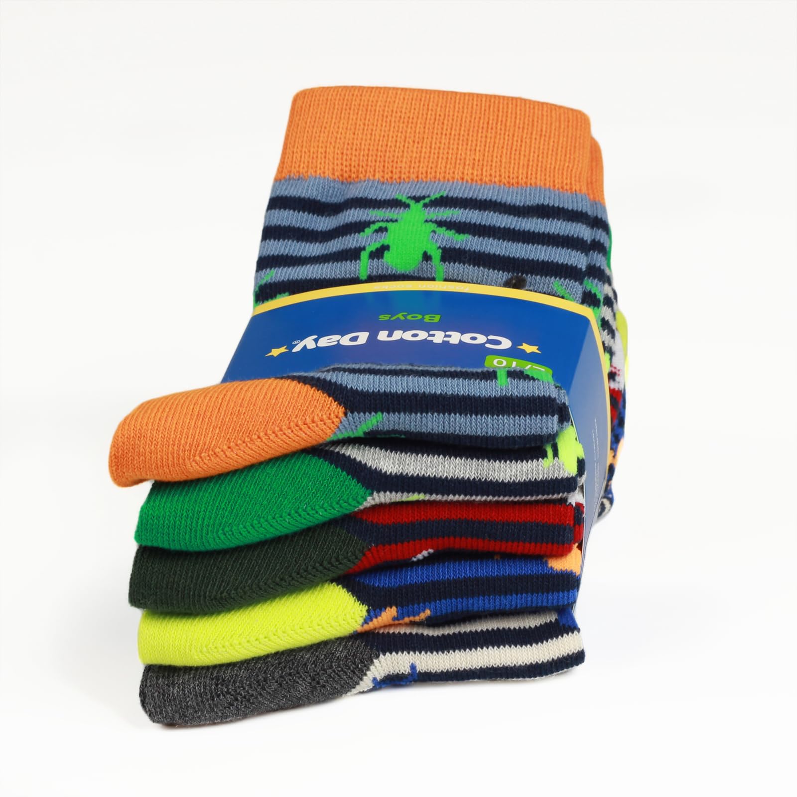 Cotton Day Crew Socks Color Pattern - Purcell's Clothing Company - 