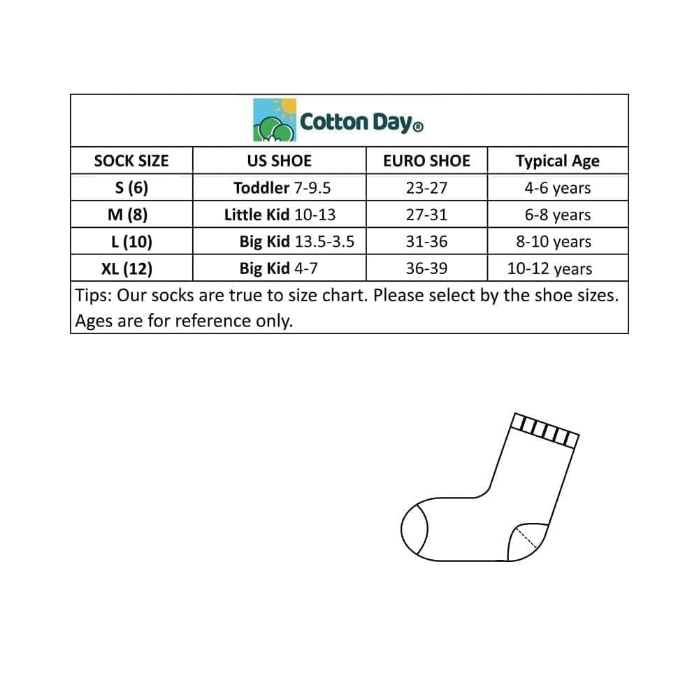 Cotton Day Crew Socks Color Pattern - Purcell's Clothing Company - 