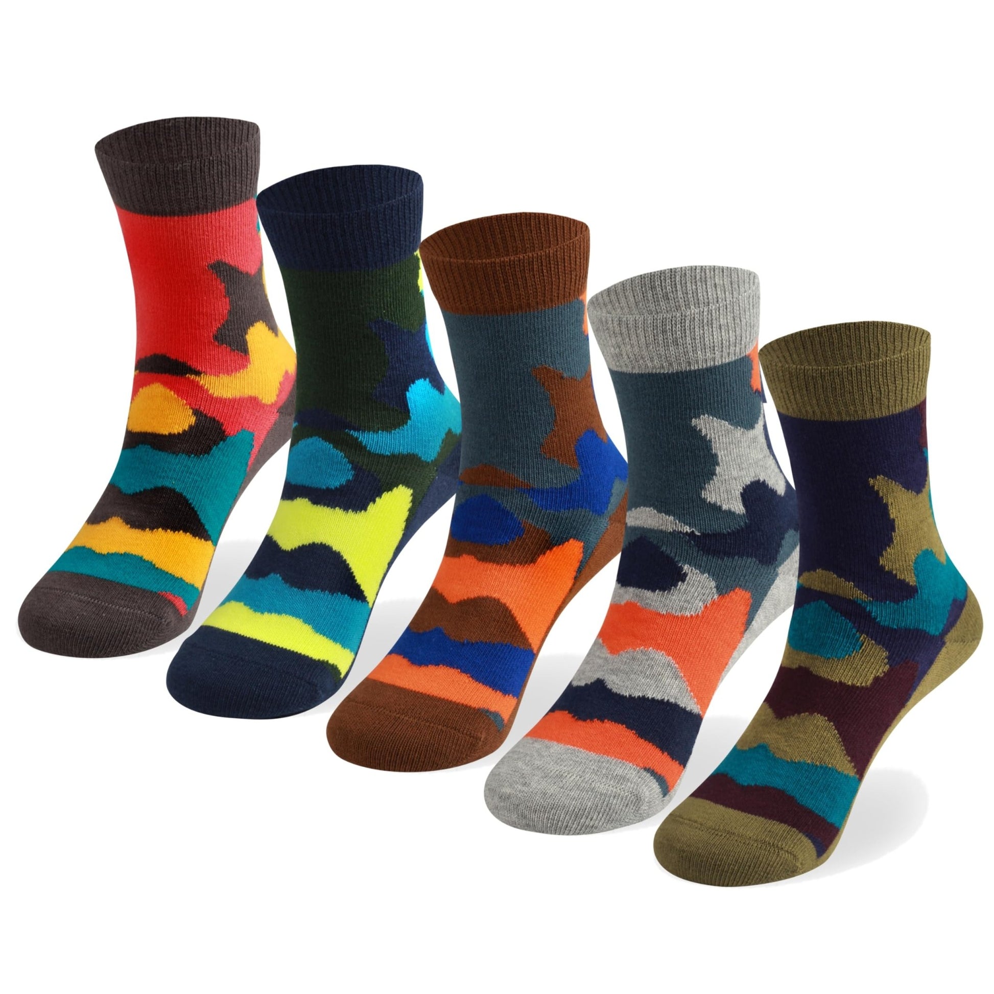 Cotton Day Crew Socks Color Pattern - Purcell's Clothing Company - 