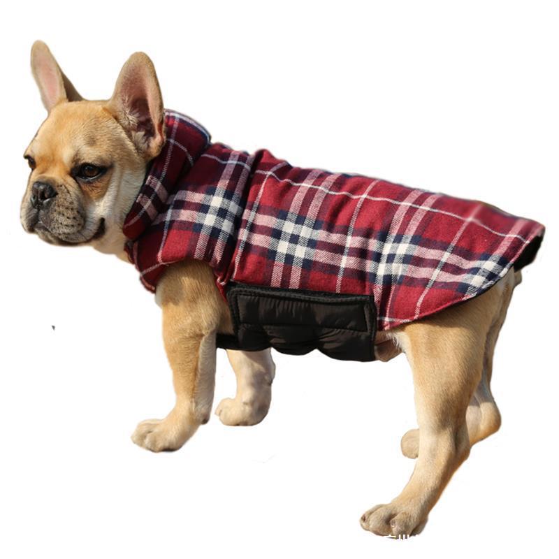 Breathable Cotton Dog Vest in Red