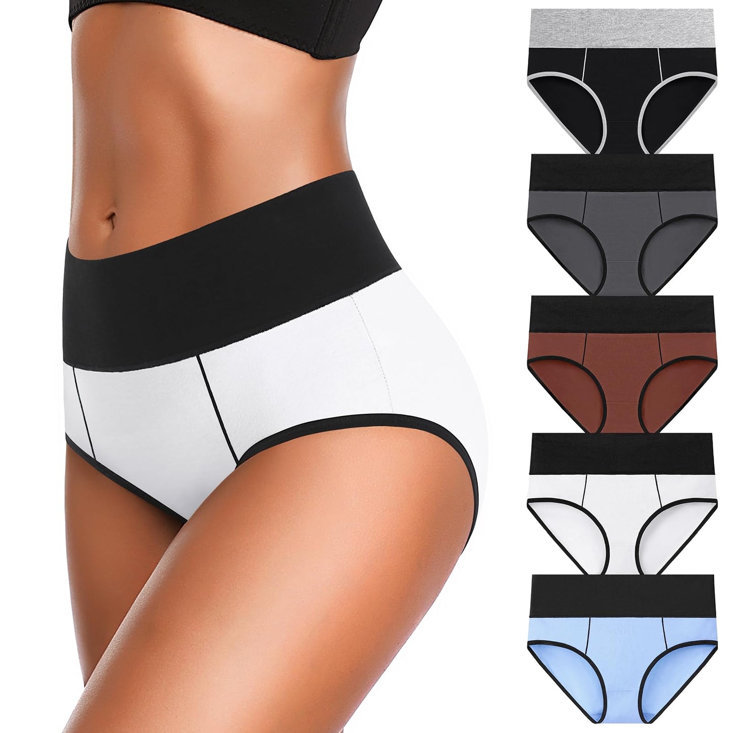 Cotton High Waist Panties - Purcell's Clothing Company - 