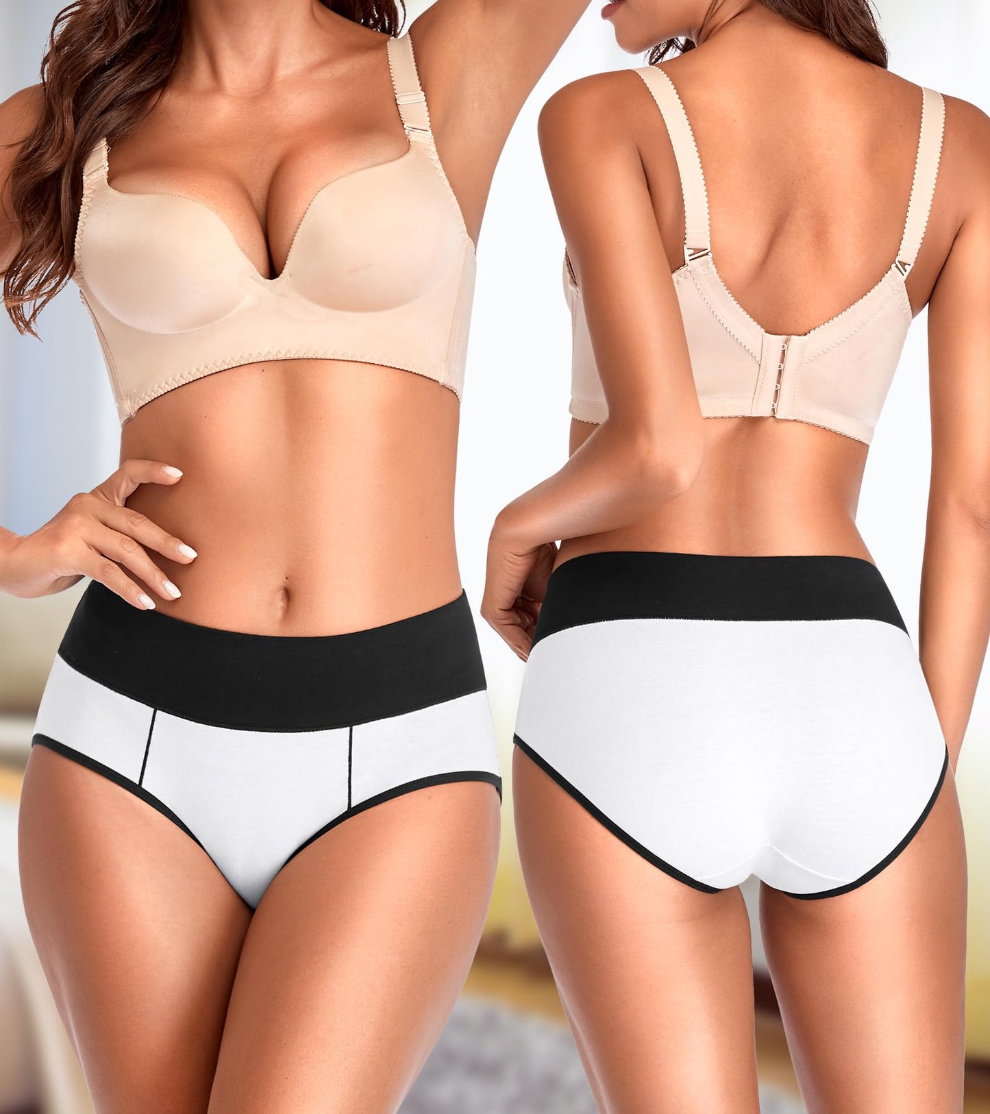 Cotton High Waist Panties - Purcell's Clothing Company - 