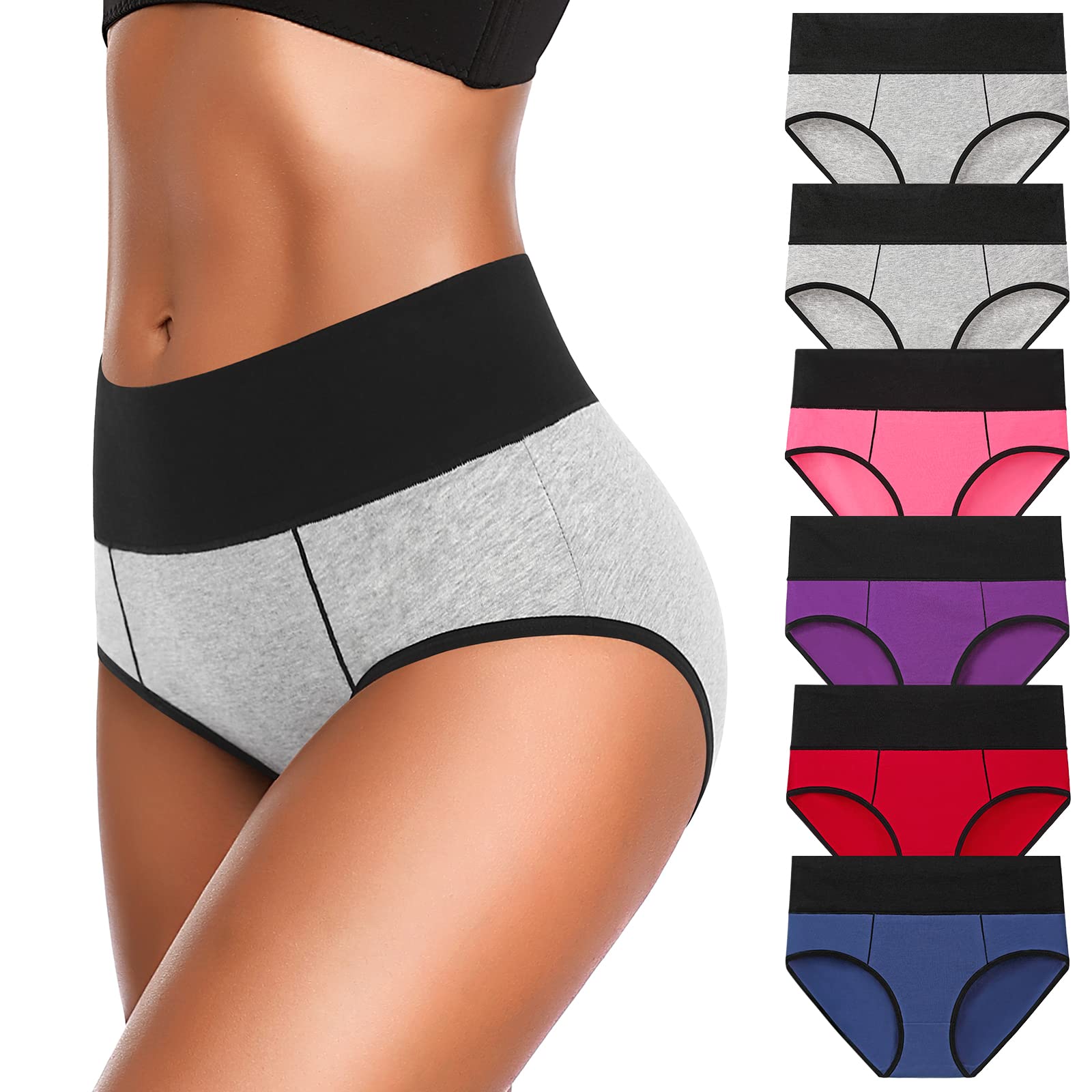 Cotton High Waist Panties - Purcell's Clothing Company - 