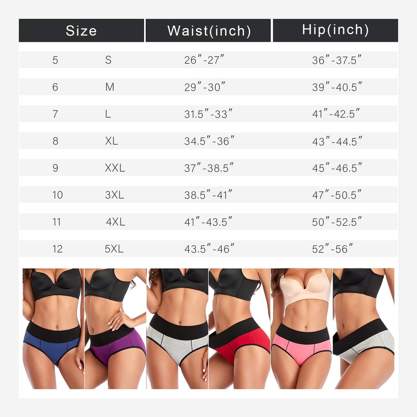 Cotton High Waist Panties - Purcell's Clothing Company - 