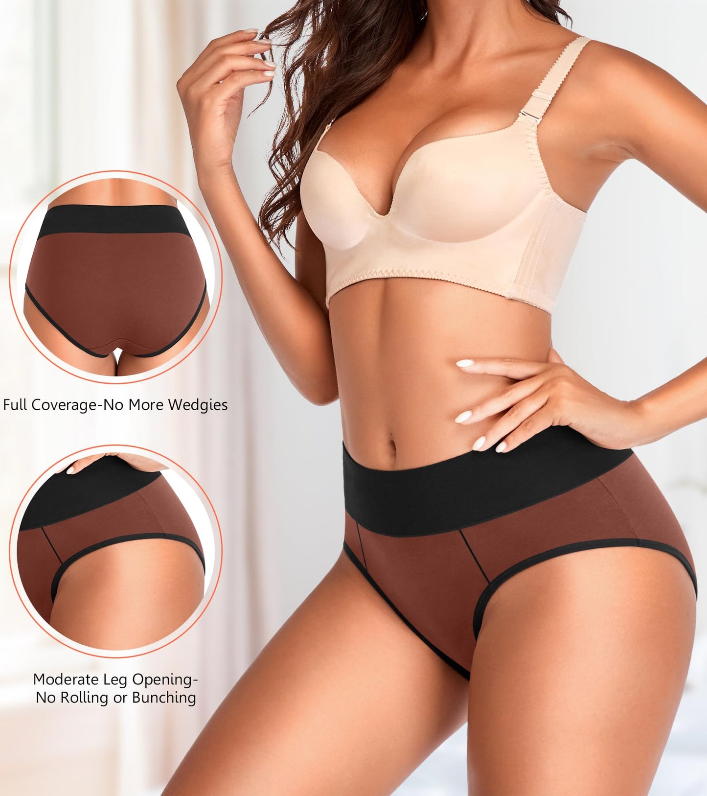 Cotton High Waist Panties - Purcell's Clothing Company - 