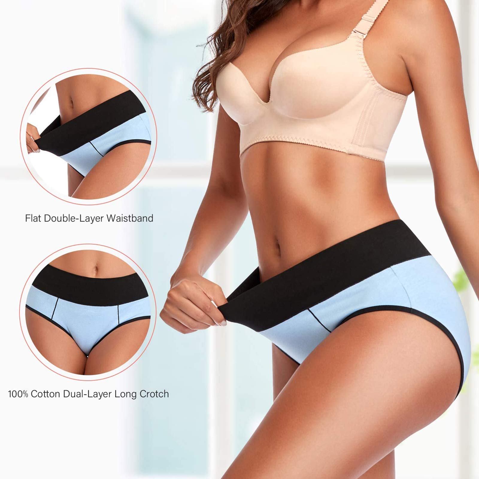 Cotton High Waist Panties - Purcell's Clothing Company - 