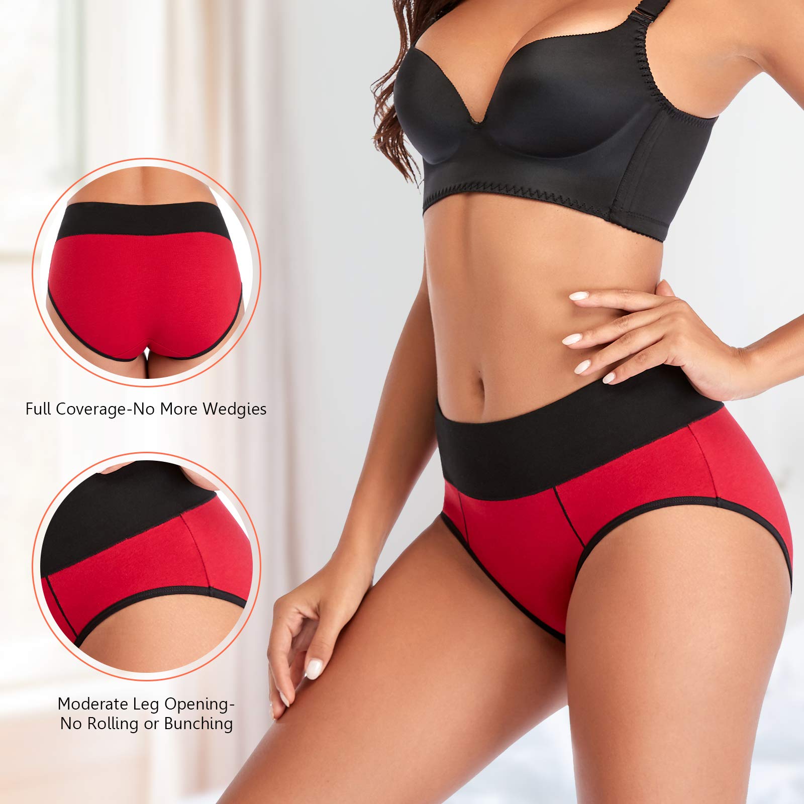 Cotton High Waist Panties - Purcell's Clothing Company - 