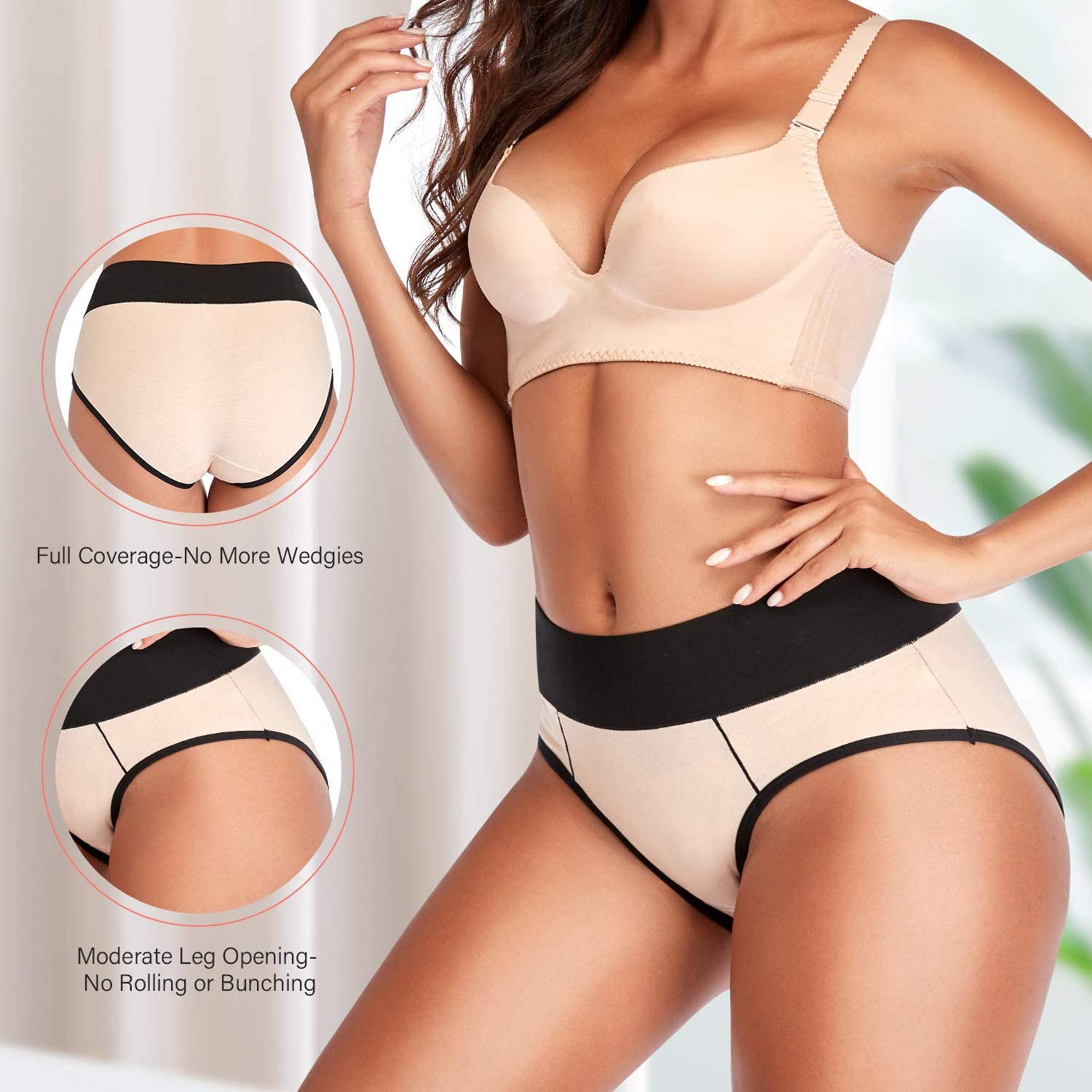 Cotton High Waist Panties - Purcell's Clothing Company - 