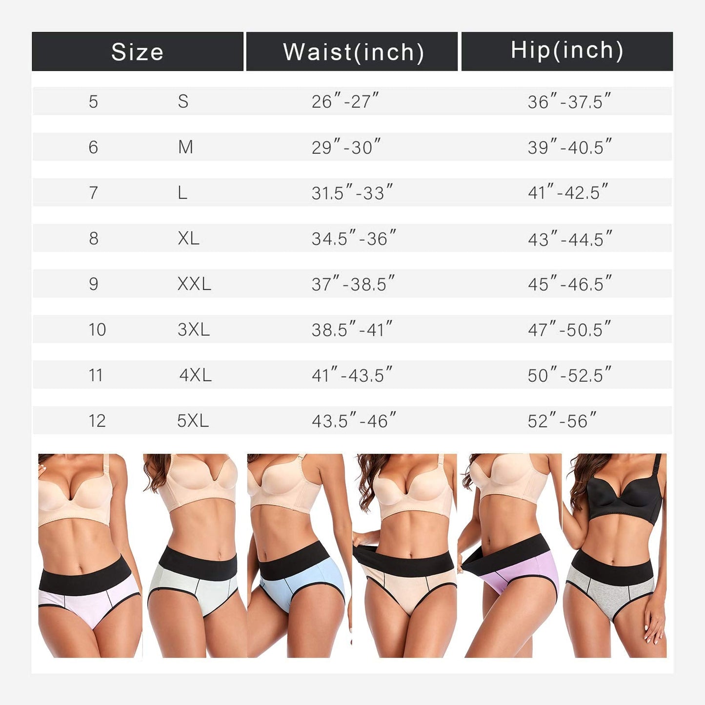 Cotton High Waist Panties - Purcell's Clothing Company - 