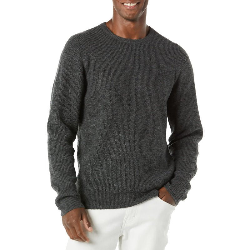 Crew Neck Loose Sweater Pullover - Purcell's Clothing Company - 0