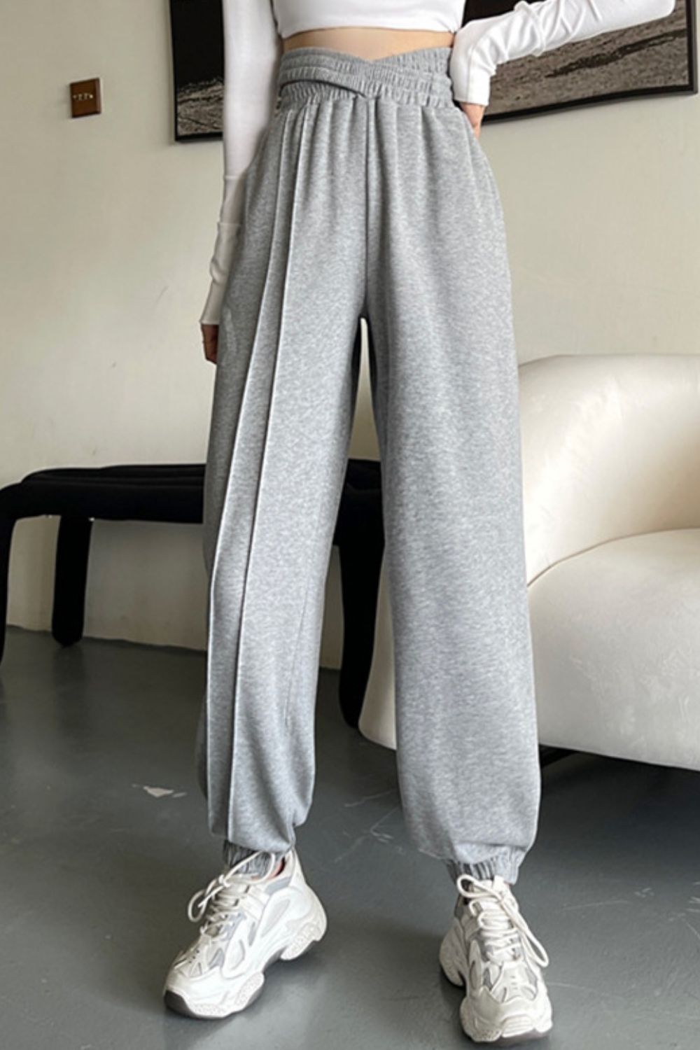 Crisscross Long Sweatpants - Purcell's Clothing Company - 